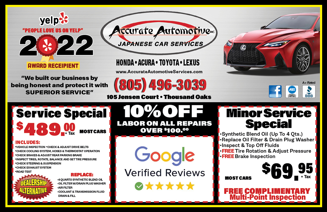 Accurate Automotive Coupon